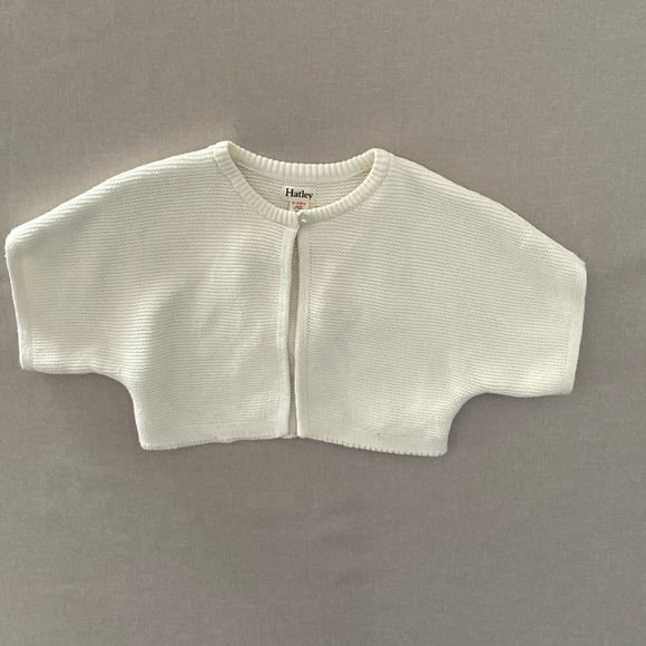 Hatley White Heart Cardigan Sweater 9-12 Months - Picture 4 of 9